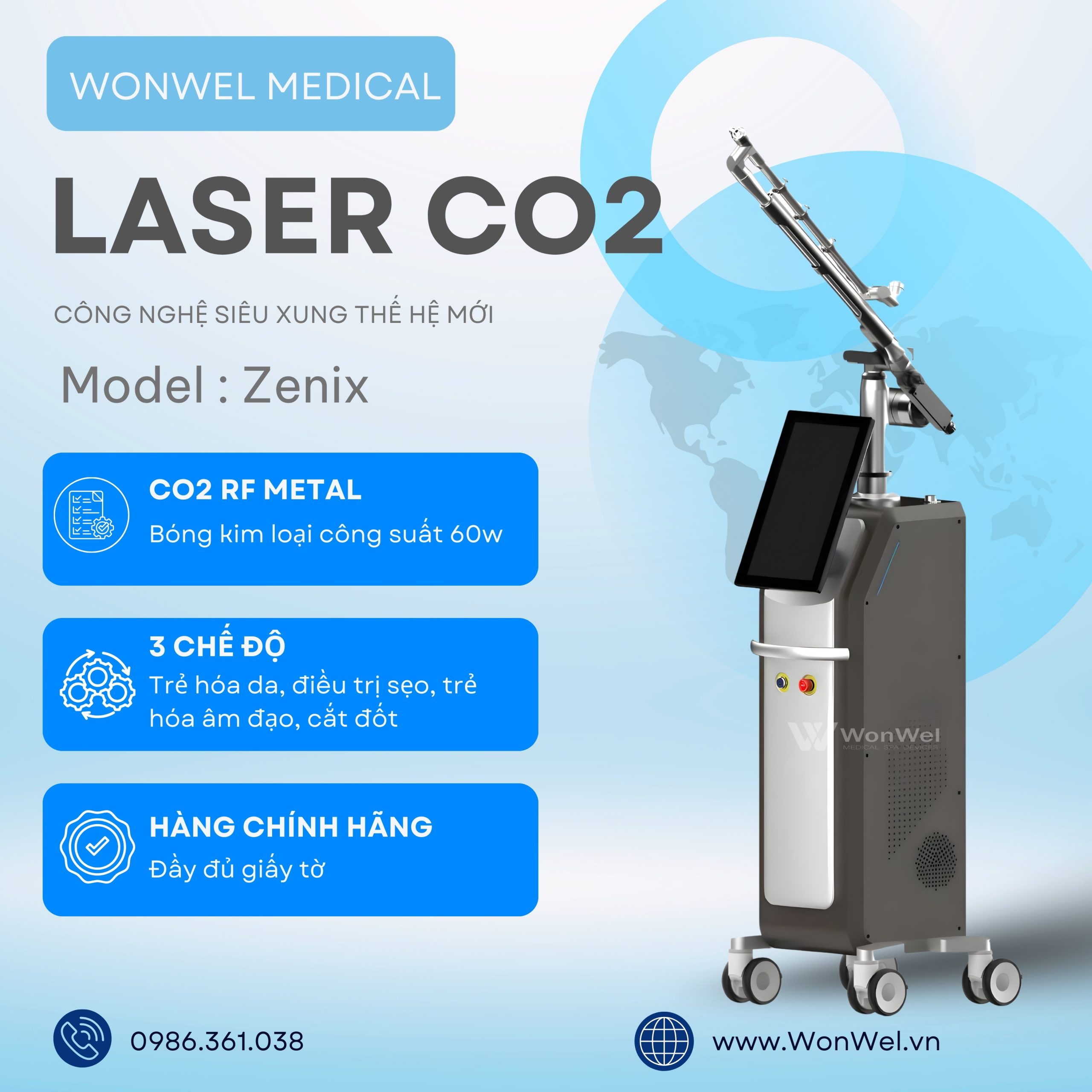 Ưu điểm vượt trội của công nghệ Laser CO2 Fractional Zenix