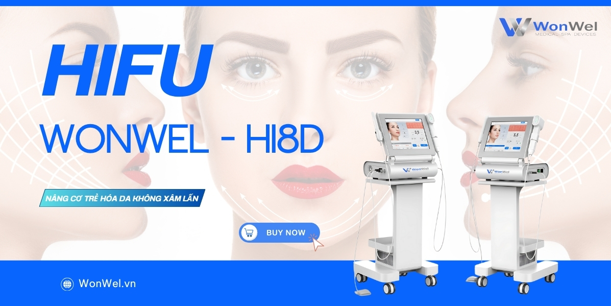 Máy hifu WonWel Chính hãng Hi8D